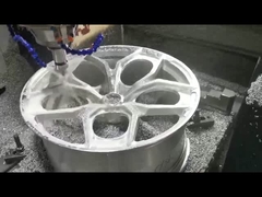 BMW মার্সিডিজ পোর্শে গাড়ির চাকার জন্য নকল এক 1 পিস মনোব্লক 18X10.5 সাটিন কালো রিমস