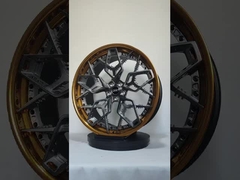 পোলিশ ব্যারেল 2 টুকরা কাঠের চাকার ব্রাশ ডিস্ক 21 22 23 ইঞ্চি অ্যালুমিনিয়াম খাদ