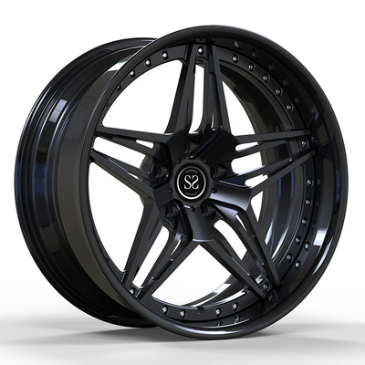 Benz S680 নকল 2-PC অ্যালুমিনিয়াম অ্যালয় রিমস স্তব্ধ 21