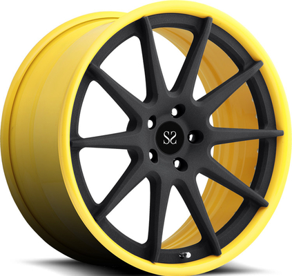 নিসান GT-R এর জন্য 20x10.5 20x12 2PC নকল রিমস গ্লস ব্যারেল ব্ল্যাক ডিস্ক