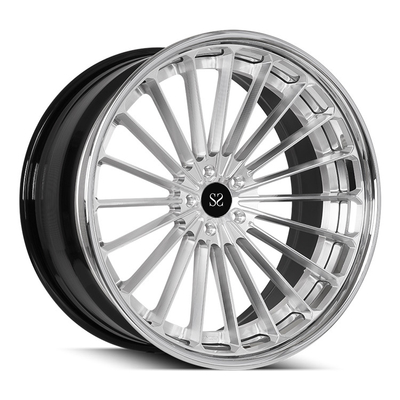 C6 কর্ভেট Z06 এর জন্য 21x10 21x12 3PC নকল অ্যালুমিনিয়াম অ্যালয় হুইলস পলিশ