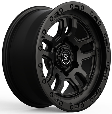 NISSAN NAVARA D23 এর জন্য 20x8.5 6x114.3 কাস্টম কালো নকল মনোব্লক রিম