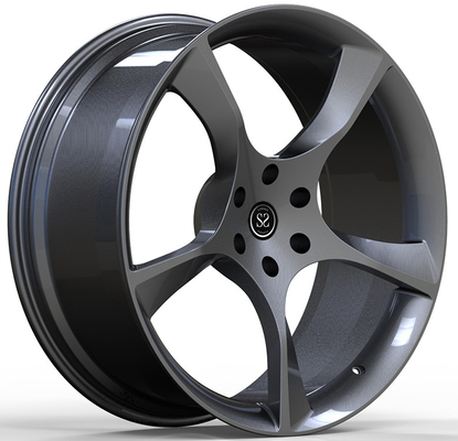 কাস্টম ফোরজড 2 পিসি রিম Mk7.5 19x8.5 গ্লস বন্দুক ধাতু মেশিনযুক্ত মুখ