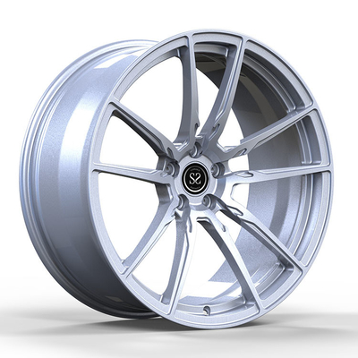 19x8 ET52 PCD 5x112 CB 66.6 কাস্টম সিলভার 1 পিসি