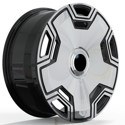 22x9.5 ET45/22x11.5 ET47 মের্সেডস-বেঞ্জ জিএলএস 600 মেবাচের জন্য কালো মাচড ফেস ফোরড হুইলস