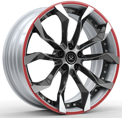 ১৯৯৫ ক্যামেরো জেড২৮ কাস্টম ২ পিসি ফোরড রিম ১৮x৯ এবং ১৮x11, গ্লস ব্ল্যাক, হোয়াইট ফেস, রেড রিং