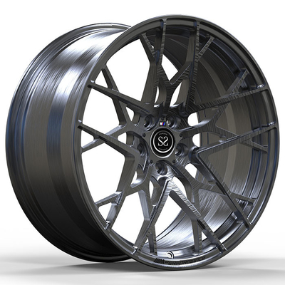 21x9.5 ET27/21x10 ET165x112/66.6 1pc ভাঁজ চাকার কালো ব্রাশ করা মের্সেডিজ বেনজ GLC 6.3 AMG 2025