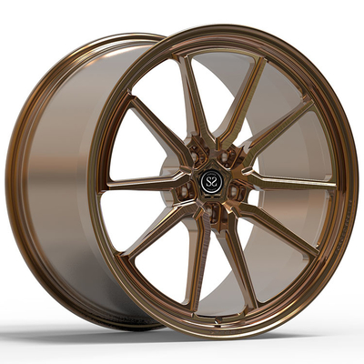 21x9 ET28/22x11.5ET22/5x114.3/67.1 ব্রাশড গ্লোস ব্রোঞ্জ ফর ফেরারি F8 ট্রিবিউটো