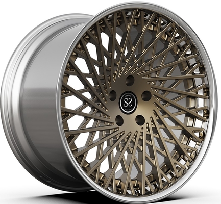 21x9.5ET30/22x12.5ET51/5x114.3/67.1 ব্রোঞ্জ ফেরারি F12 এর জন্য পোলিশ 2-পিসি রিম