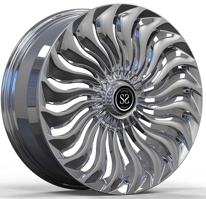 S500 W222 Chrome কাস্টম 1PC ফোরজড হুইলস 20x8.5J