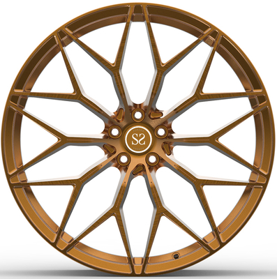 20x8 ET35/5x120/66.1 চকচকে ব্রোঞ্জ ব্রাশ করা VOYAH Dreamer 2023 HYBRID এর জন্য