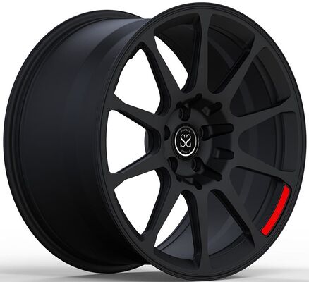 Audi R8 2014 18x8.0 এবং 18x11 সাটিন ব্ল্যাক কাস্টম 1-PC ফোরজড রিম
