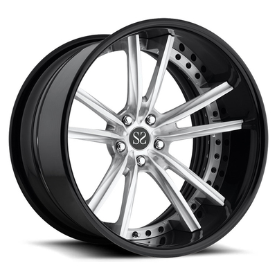 lAMercedes-Benz AMG GTS / 21 ইঞ্চি 2-পিস নকল চাকার কাস্টম বোল্ট প্যাটার্ন 5x112 এর জন্য কাস্টমাইজড অ্যালয় রিমস