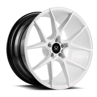 Porsche 911 5x130 Monoblock-এর জন্য 21 ইঞ্চি হাইপার সিলভার 1- PC নকল কার অ্যালয় রিমস