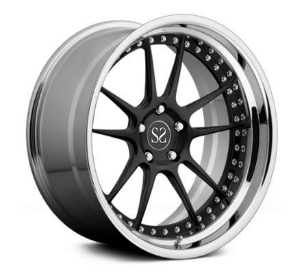 TUV স্ট্যান্ডার্ড 20inch 2-PC MERCEDES-BENZ বোল্ট প্যাটার্ন 5x112 এর জন্য নকল অ্যালয় রিমস