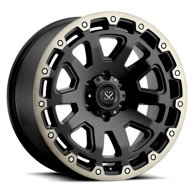Ford F150 Wrangler Toyota Parado-এর জন্য 6 X 135 5x150 সহ নকল অফরোড চাকা