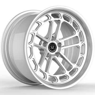 22x10.5 2-পিসি কাস্টম সিলভার অডি আরএস 6 এর জন্য