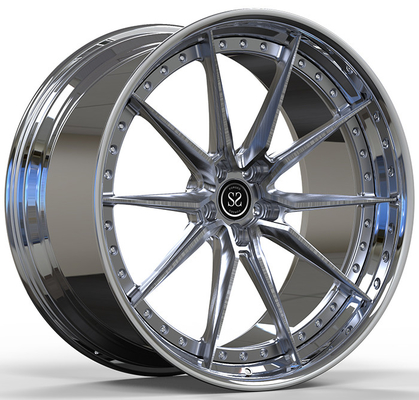 Audi RS5 5x112 এর জন্য 2 পিস পোলিশ A6061 T6 অ্যালয় হুইলস 20 X 9