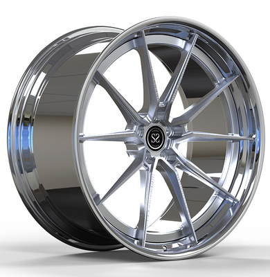 অডি RS5 এর জন্য 20X10.5 22x12 পোলিশ টু পিস নকল চাকার অ্যালুমিনিয়াম অ্যালয়