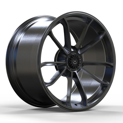Porsche 991 Gt3 কাস্টম গ্লস ব্ল্যাক সেন্টার লক রিমস 20x9 এবং 20x12