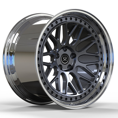 Mercedes-Benz AMG S63 5X112 কাস্টম পলিশ 2-PC নকল অ্যালয় রিমস 5x112 স্ট্যাগার্ড 20 21 এবং 22 ইঞ্চি সহ