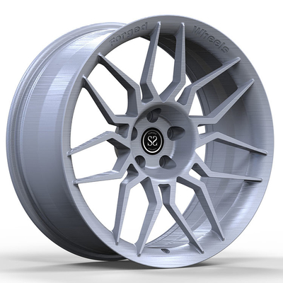 বিলাসবহুল গাড়ির সাথে মানানসই BMW M3 কাস্টম 1-PC সিলভার নকল অ্যালুমিনিয়াম অ্যালয় রিমস 19 20 এবং 21 ইঞ্চি বোল্ট প্যাটার্ন 5x112
